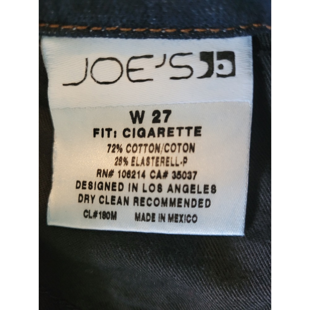 Joes Jeans Womens 27 Cigarette Slim Straight Indigo Blue Denim Jeans - Picture 5 of 10